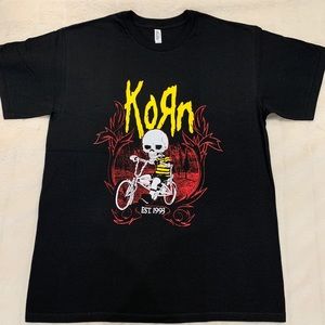 Korn rock band t shirt punk metal pop unisex